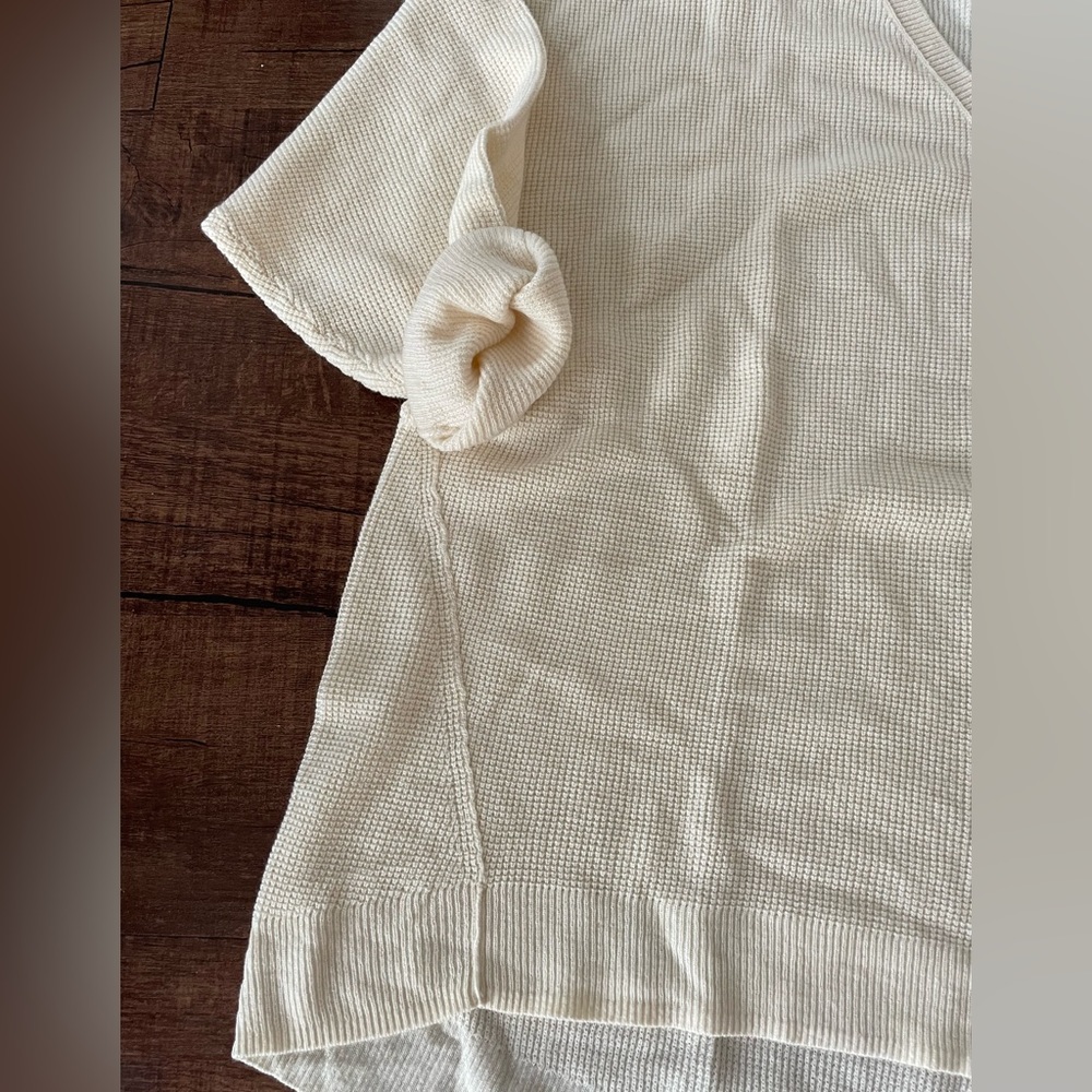 Madewell Asherton Waffle Henley Sweater | NWT | 2X - Picture 5 of 11